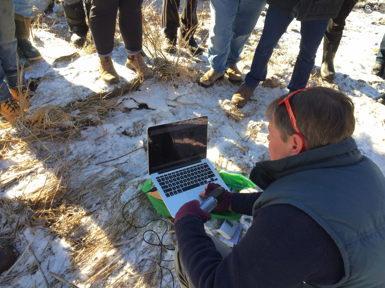 Belleisle Marsh Road Salt Sampling